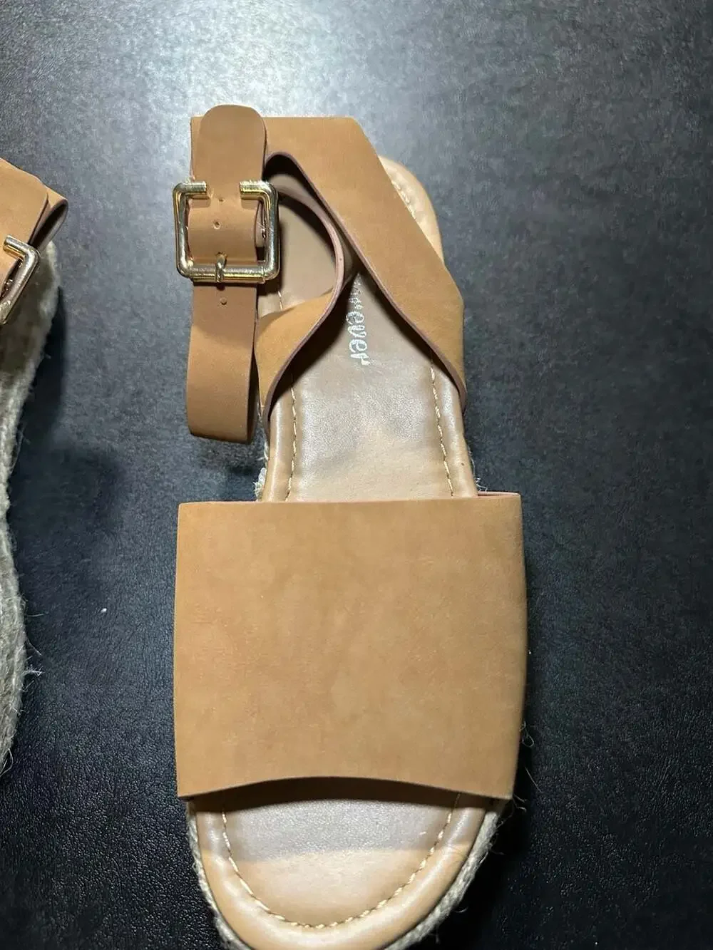 Forever Sensational Tan Platform Espadrille Sandals